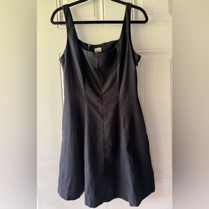 🎯60% OFF! a new day black linen dress